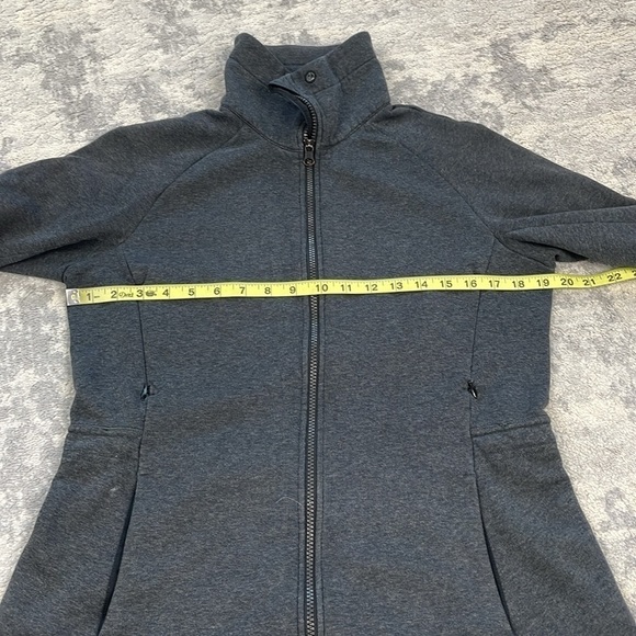 Lululemon Insculpt Jacket Heathered Gray Athletic Full Zip Fleece Lined - Picture 8 of 14